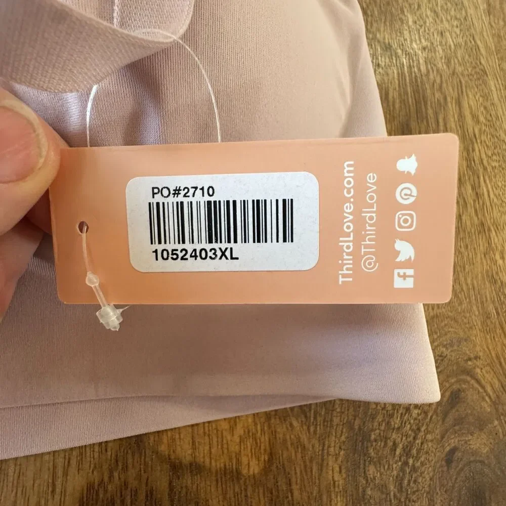 Thirdlove NWT Adjustable Strap Wireless Bra XL Violet Ice - Picture 2 of 2